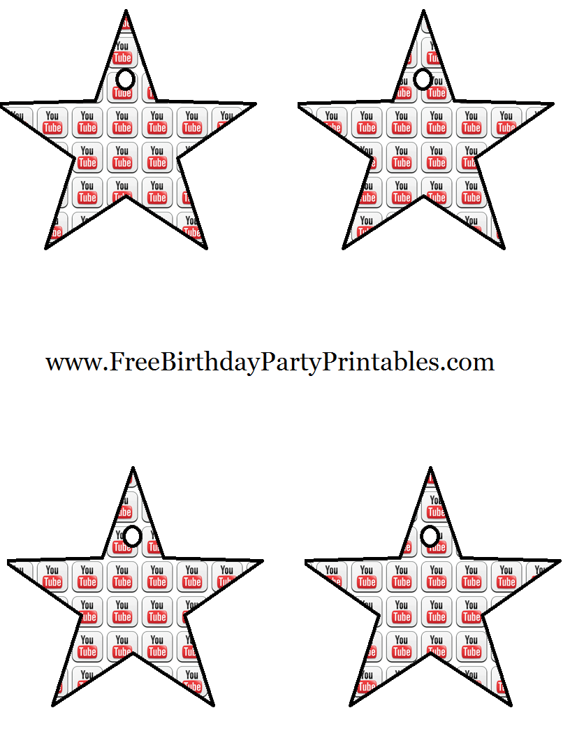 youtube-birthday-party-printables